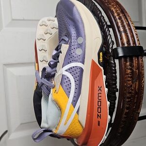 Nike ZoomX Purple and Orange Athletic Shoes